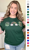 Sugar Stitch - Sparkle St. Patrick’s T-Shirt: XL / Forest Green