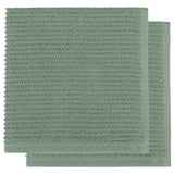 Now Designs by Danica - Ripple Elm Green Turkish Cotton Dishcloths Set of 2