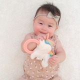 Itzy Ritzy - Ritzy Rattle Pal™ Plush Rattle Pal with Teether: Unicorn