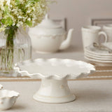 Certified International - Heritage Footed Cake Plate – Graceful Stoneware Display
