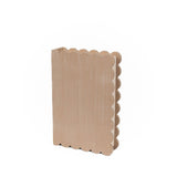 Devanie At Home (Formerly Adams & Co.) - 11015 -  decorative wood box SCALLOP Decor Organize