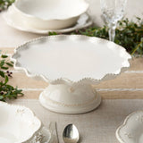 Certified International - Heritage Footed Cake Plate – Graceful Stoneware Display