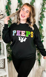 Sugar Stitch - Peeps Ideal Chenille Sweatshirt: 3XL / Safety Pink