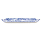 Portmeirion, Spode, Pimpernel, Nacthmann, Wrendale Designs - Blue Italian Large Melamine Handled Tray: Melamine / Blue Italian