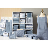 Now Designs by Danica - Basketweave Slate Blue Dishtowel
