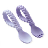 Itzy Ritzy - Sweetie Spoons™ Spoon + Fork Set: Pink