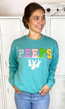 Sugar Stitch - Peeps Ideal Chenille Sweatshirt: 3XL / Safety Pink