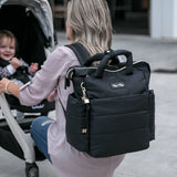 Itzy Ritzy - Dream Convertible™ Midnight Black Diaper Bag