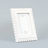 Devanie At Home (Formerly Adams & Co.) - 17027 - 8x10 wood SCALLOP photo frame for 5x7 pic Home Decor