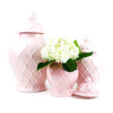 8 Oak Lane - Pink Textured Ginger Jar - Small