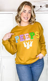 Sugar Stitch - Peeps Ideal Chenille Sweatshirt: 2XL / Safety Pink