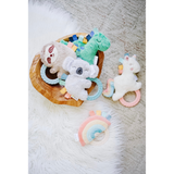 Itzy Ritzy - Ritzy Rattle Pal™ Plush Rattle Pal with Teether: Unicorn