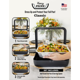 Fancy Panz - Classic Set - Pan Frame w/ Lid & Serving Spoon - White