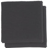 Now Designs by Danica - Ripple Black Turkish Cotton Dishcloths Set of 2