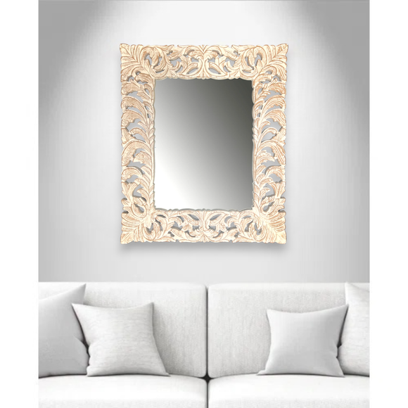 Wilco Home - St. Augustine Hand-Carved Wall Mirror