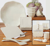 Certified International - Perlette Cream - HW Melamine 2 pc. Salad Servers 11.625in
