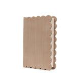 Devanie At Home (Formerly Adams & Co.) - 11015 -  decorative wood box SCALLOP Decor Organize