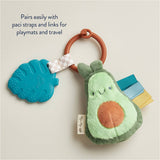 Itzy Ritzy - *New Options* Itzy Pal™ Plush + Teether: Strawberry