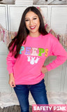 Sugar Stitch - Peeps Ideal Chenille Sweatshirt: 2XL / Safety Pink