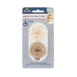 Itzy Ritzy - Sweetie Soother™ Orthodontic Pacifier Sets: Neutral / 6-18 Months