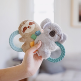 Itzy Ritzy - Ritzy Rattle Pal™ Plush Rattle Pal with Teether: Unicorn