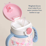Itzy Ritzy - *NEW* Itzy Sips™ - Straw Cup With Snap-Close Lid: Giddy Up!