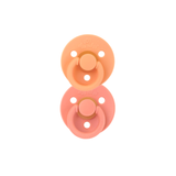 Itzy Ritzy - *NEW SIZE* Itzy Soother™ Natural Rubber Paci Sets: Coconut + Toast 6-18 M