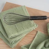 Now Designs by Danica - Ripple Sage Green Turkish Cotton Dishcloths Set of 2