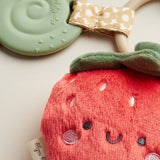 Itzy Ritzy - *New Options* Itzy Pal™ Plush + Teether: Strawberry