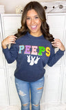 Sugar Stitch - Peeps Ideal Chenille Sweatshirt: 2XL / Safety Pink