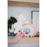 Itzy Ritzy - Ritzy Rattle Pal™ Plush Rattle Pal with Teether: Unicorn