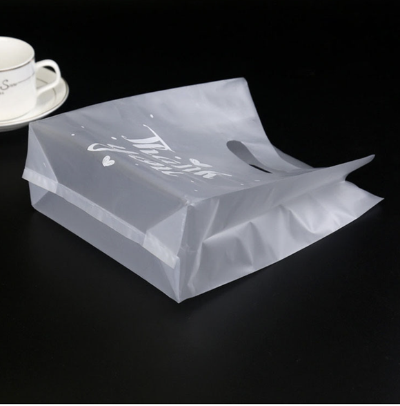 byhome - THANK YOU frosted thicking bakery pastry food bag  : Large