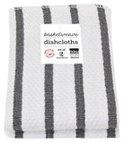 Now Designs by Danica - Basketweave Black Dishcloths Set of 2