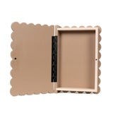 Devanie At Home (Formerly Adams & Co.) - 11015 -  decorative wood box SCALLOP Decor Organize