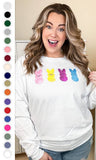 Sugar Stitch - Sparkle Peeps Adult Sweatshirt: AL / White