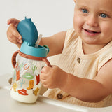 Itzy Ritzy - *NEW* Itzy Sips™ - Straw Cup With Snap-Close Lid: Giddy Up!