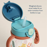 Itzy Ritzy - *NEW* Itzy Sips™ - Straw Cup With Snap-Close Lid: Giddy Up!