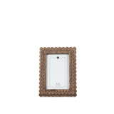 Devanie At Home (Formerly Adams & Co.) - 17025 - 6x8 wood scallop photo frame for 4x6 pic, espresso