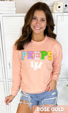 Sugar Stitch - Peeps Ideal Chenille Sweatshirt: 3XL / Safety Pink