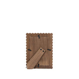 Devanie At Home (Formerly Adams & Co.) - 17025 - 6x8 wood scallop photo frame for 4x6 pic, espresso