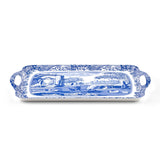 Portmeirion, Spode, Pimpernel, Nacthmann, Wrendale Designs - Blue Italian Large Melamine Handled Tray: Melamine / Blue Italian