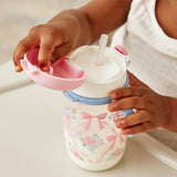 Itzy Ritzy - *NEW* Itzy Sips™ - Straw Cup With Snap-Close Lid: Giddy Up!