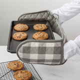 Now Designs by Danica - London Gray Check Double Oven Mitt