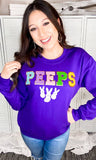 Sugar Stitch - Peeps Ideal Chenille Sweatshirt: 3XL / Safety Pink