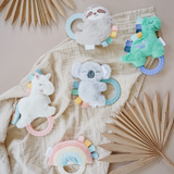 Itzy Ritzy - Ritzy Rattle Pal™ Plush Rattle Pal with Teether: Koala