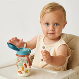 Itzy Ritzy - *NEW* Itzy Sips™ - Straw Cup With Snap-Close Lid: Giddy Up!