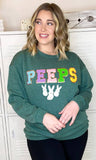 Sugar Stitch - Peeps Ideal Chenille Sweatshirt: 3XL / Safety Pink