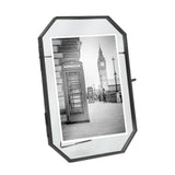 Isaac Jacobs International - Isaac Jacobs Octagonal Metal Floating Picture Frame: Antique Gold / 4x6