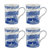 Portmeirion, Spode, Pimpernel, Nacthmann, Wrendale Designs - Blue Italian S/4 Mugs 12oz