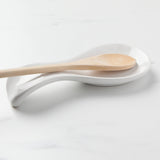Now Designs by Danica - White Stoneware Spoon Rest